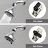 YOO.MEE Shut-Off Brass Ball Valve - 1/2'' Standard Connections with Polished Chrome Finish