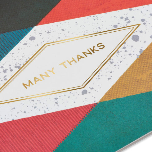 Papyrus Many Thanks Blank Thank You Card - Elegant Design