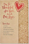 American Greetings Romantic Card (True Love)