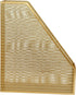 Martha Stewart Ryder Gold Mesh Metal Magazine File Holder, Desktop Organizer (9.75 x 3.75 x 11.5)