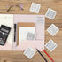 Mr. Pen Transparent Graph Paper Sticky Notes, 300 Sheets, 3x3 Inch, Math Graphing Sticky Notes
