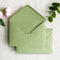 PONATIA 50 PCS/Pack Sage Green A7 Envelopes, 5.35 x 7.5'' for 5 x 7'' Wedding Invitation Cards, Graduation Invite,
