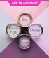 LEVAKA Holographic Silver Glitter Paint Additive for Walls - 14.11oz with 2 Buffing Pads