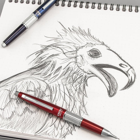 Pentel 10 - Elegant Automatic Pencil, 0.5mm, Glossy Metallic Pink (P1035BPP-BC)