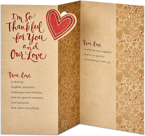 American Greetings Romantic Card - True Love Message