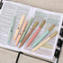 Mr. Pen Aesthetic Gel Highlighters and Pens, 12 Pack, Pastel Colors, No Bleed for Bible Study