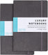 Papercode Lined Journal Notebooks (2 Pack) - Luxury Journals for Writing, 130 Pages, Soft Cover, Gray