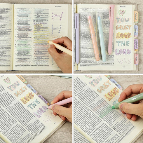 Mr. Pen Bible Highlighters and Pens, 10 Pack Gel Highlighters for Bible Journaling Kit