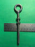 US Stainless 2 Pieces M8 Eye Bolt - 8mm x 100mm, Stainless Steel 316 Marine Grade