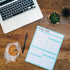 JULIANNE & CO Daily To-Do Undated Tear-Away Planner Notepads, Premium Organizer for Home, Office, 50 Pages
