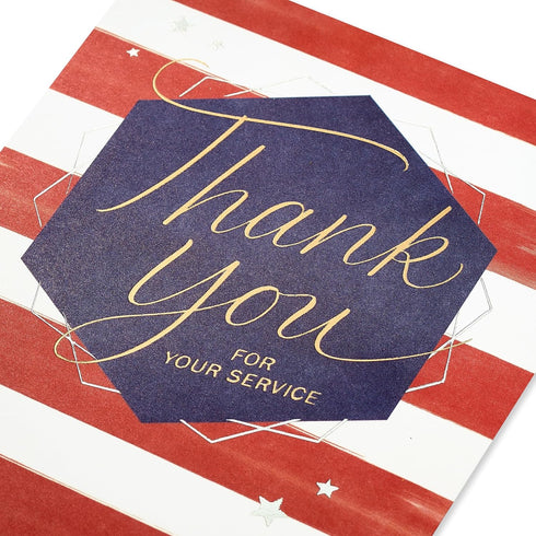 Veteran Appreciation Thank You Card - Gratitude & Admiration