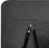 Gallaway Leather Desk Mat, Large 36" x 17" Black Office Desk Pad, Elegant Computer Desk Cover Protector