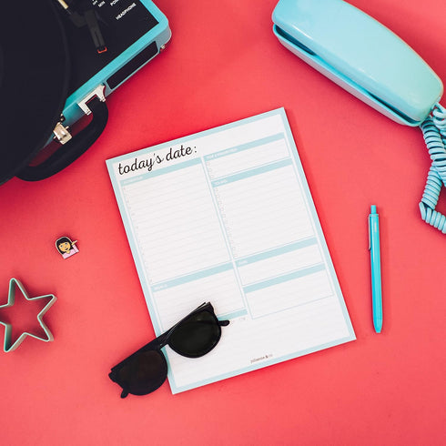 JULIANNE & CO Daily To-Do Undated Tear-Away Planner Notepads, Premium Organizer for Home, Office, 50 Pages