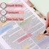 Mr. Pen Sticky Tabs, 1600 Pcs Colorful Transparent Book Tabs, Page Markers for Annotating Books