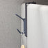 Officemate Double Coat Hooks for Cubicle Panels, Adjustable, 2 Pack (22009), Black