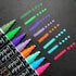 Loddie Doddie Liquid Chalk Markers, Dust Free Chalk Pens, 6mm Reversible Bullet & Chisel Tip, Pack of 16