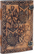 Owl Journal, Leather Owl Emboss Journal, 240 Pages Handmade Paper Journal, Vintage Brown