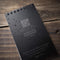 Rite in the Rain Weatherproof Top Spiral Combat Notebook, 3" x 5", Black Cover, Warrior Prayer