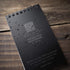 Rite in the Rain Weatherproof Top Spiral Combat Notebook, 3" x 5", Black Cover, Warrior Prayer