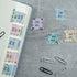 DiverseBee Laminated Planner Monthly Tabs, 24 Peel and Stick Tabs for Notebooks (12 Month Tabs and 12 Blank Tabs) -