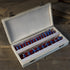 24-Piece Set 0.25-Inch Router Bit - Wood Routers Kit with Shank and Wooden Storage Case - Woodworking Tools for Home