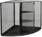 Rolodex Mesh Collection Corner Desktop Shelf, Black (62630)