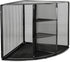 Rolodex Mesh Collection Corner Desktop Shelf, Black (62630)