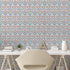 13" 36", Ambesonne Ottoman Peel & Stick Wallpaper Home, Turkish Traditional Ceramic Tulip Patterns with Cultural