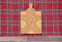 Mud Pie Kraft Christmas Paper, Board Approx 12 1/2" x 9 1/2", Gingerbread